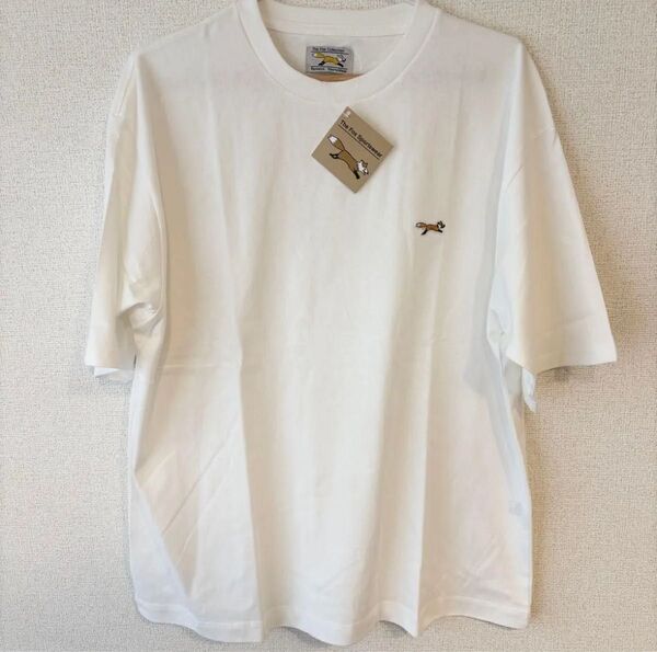 【Lサイズ】PENNEYS ペニーズ THE FOX ワッペン刺繍 ルーズ半袖Tシャツ 白