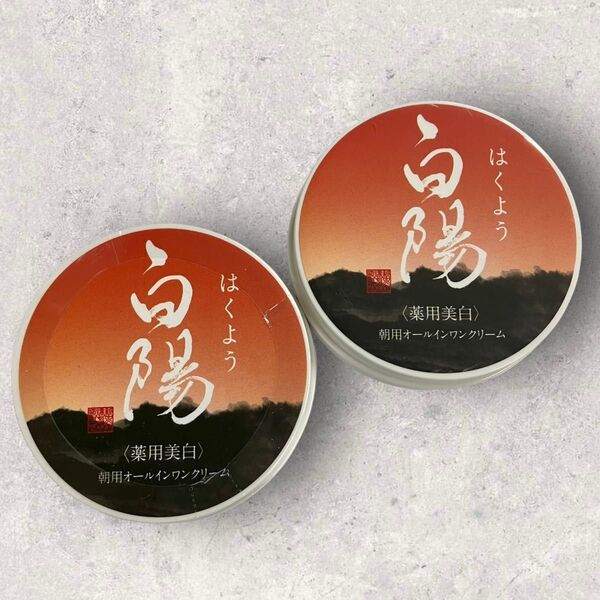 白陽 はくよう 薬用美白 朝用オールインワンクリーム 40g 未開封有り