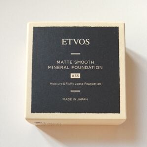 ETVOS マットスムースミネラルファンデーション #35 明るめの標準的な肌色 4g エトヴォス