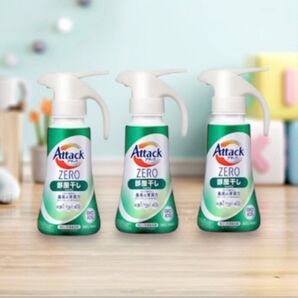 アタック液体史上最高の洗浄力【抗菌+ウイルス除去+防カビ】ワンハンドタイプ3個②