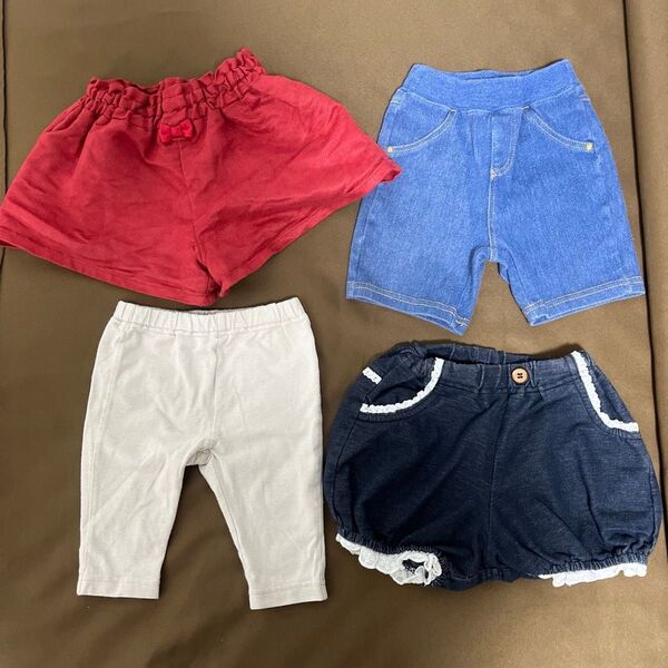 子供服 80 ズボン ハーフパンツ ショートパンツ 半ズボン 短パン