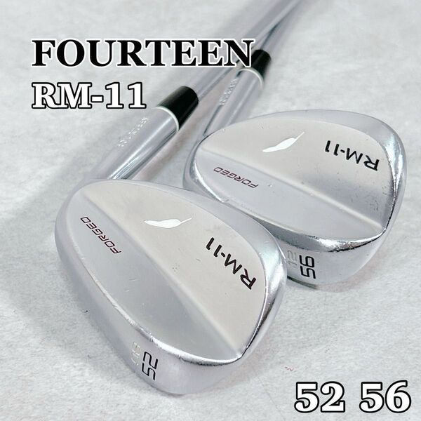 X109 FOURTEEN RM-11 ウェッジ 52° 58° 2本 Dynamic Gold WEDGE メンズ ゴルフ