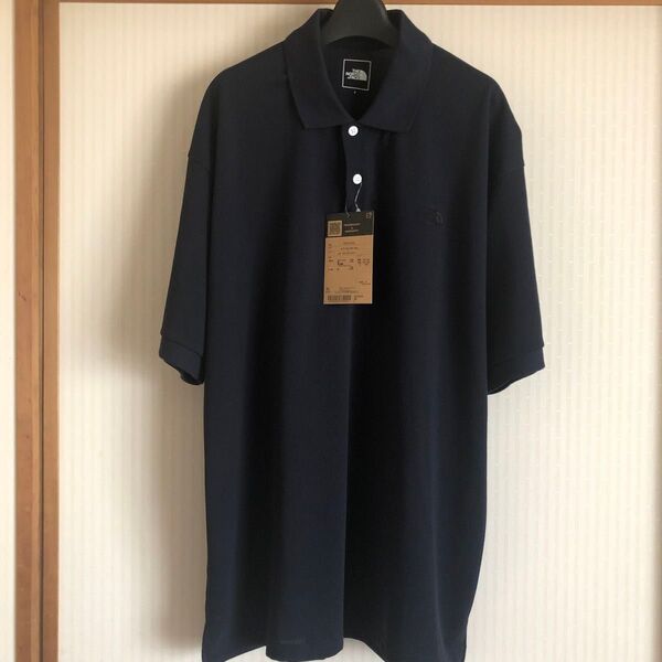 新品未使用 ノースフェイス ポロシャツ ネイビー サイズL