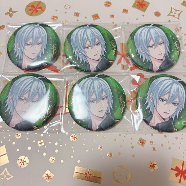ツイステ ツイステ展 ポップアップ シルバー 缶バッジ 6点セット