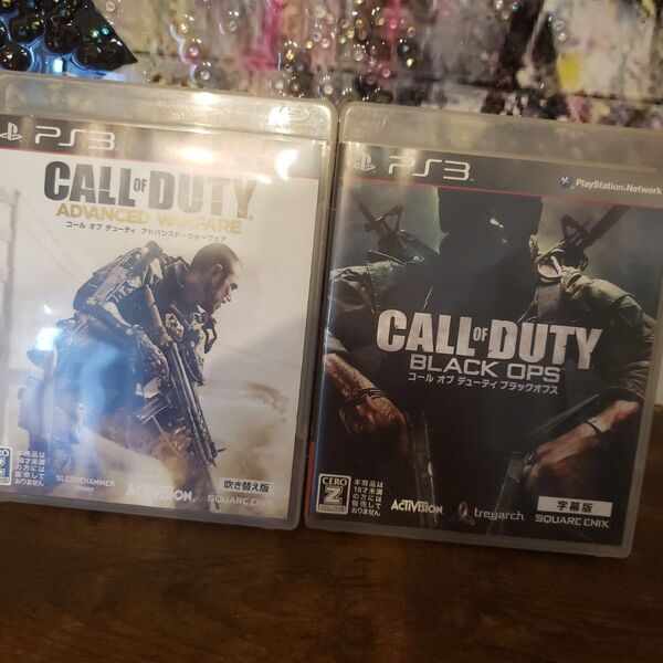 PS3 コール オブ デューティ ブラックオプス 日本語字幕版 &アドバンスド・ウォーフェア 吹き替え版 2本セット