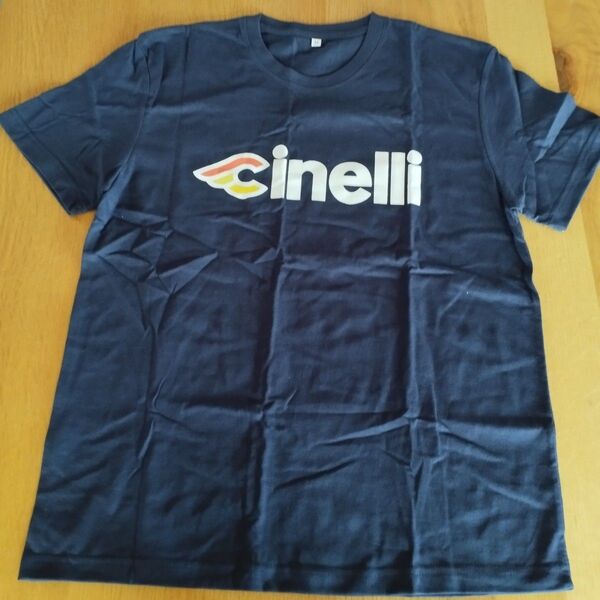 新品の Cinelli デザインコットンTシャツM black
