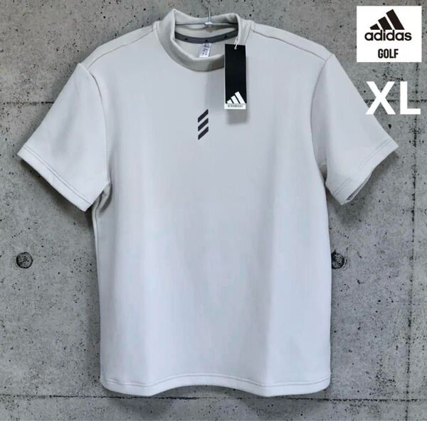 adidas GOLF【XL】コードカオス モックネック 半袖シャツ