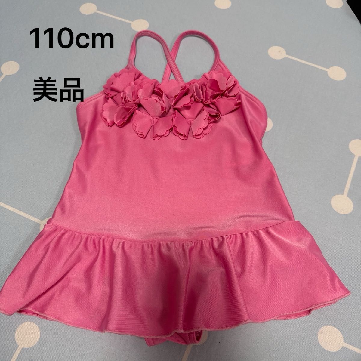 女の子ワンピース水着110cm 美品