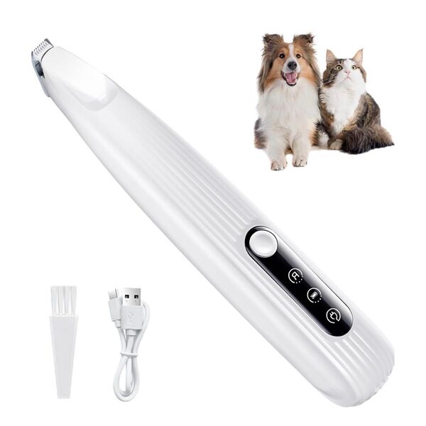 ペット用バリカン 犬 バリカン 犬・猫兼用 LEDライト USB-C急速充電