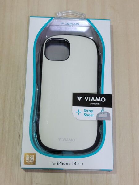 未使用品★iPhone 14/13★耐衝撃ハイブリッドケース ViAMO personal★ホワイトベージュ
