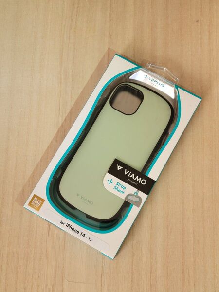 未使用品★iPhone 14/13★耐衝撃ハイブリッドケース ViAMO personal★ピスタチオ未開封品