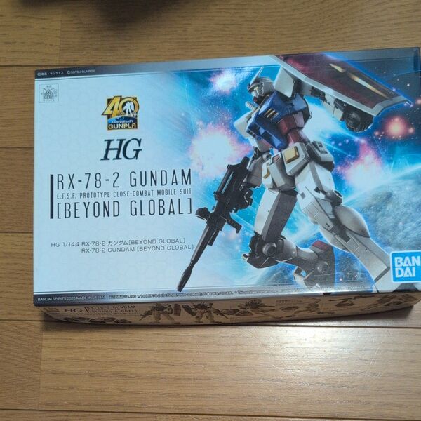 RX-78-2 ガンダム BEYOND GLOBAL (1/144スケール HG 機動戦士ガンダム 2481060)