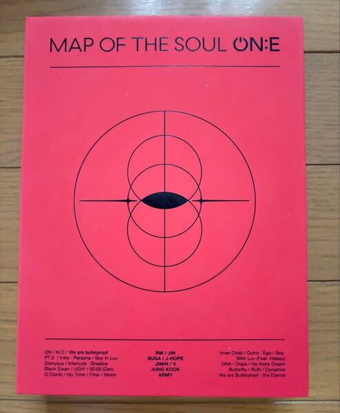 BTS MAP OF THE SOUL ON:E DVD