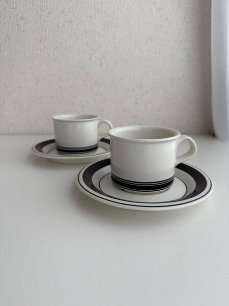 アラビア faenza コーヒーカップ&ソーサー 2客セット