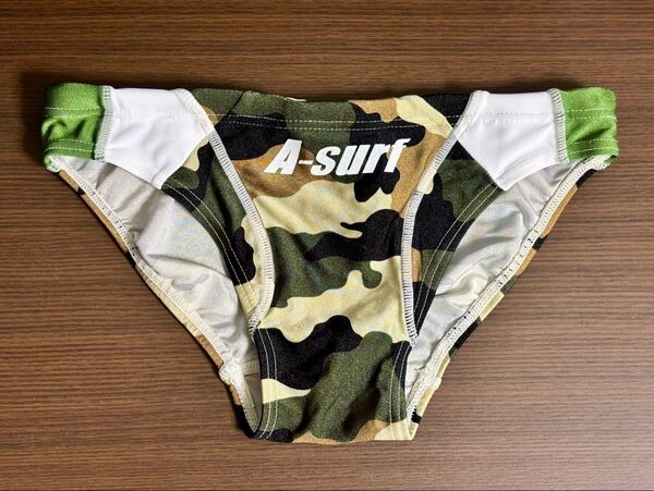 A-SURF SURFBLADE 競パン 迷彩カモ柄 Sサイズ 男子競泳水着