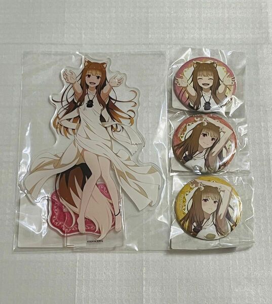 狼と香辛料 ホロ アクリルスタンド 缶バッジ 色紙 DMMスクラッチ