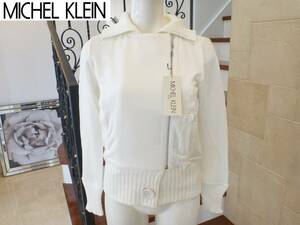 3万 新品 MICHEL KLEIN(ミッシェルクラン)　★イトキン　白　ホワイト　ジャケット　38　M相当