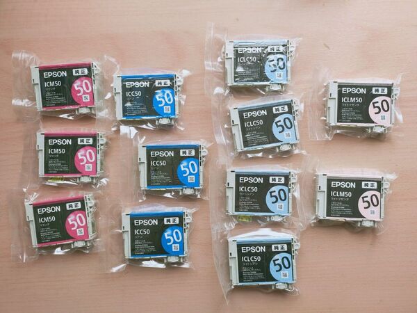 訳あり品 エプソン純正インク IC50 12個 ④