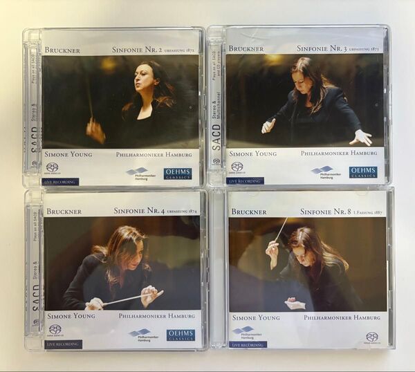 【SACD】シモーネ・ヤング ブルックナー交響曲第2・3・4・8番(すべて初稿版) ハイブリッドSACD BRUCKNER