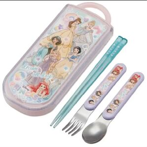 Disneyプリンセス ランチカトラリートリオセット 抗菌食洗機対応可能 かわいいカトラリー 新品未使用品