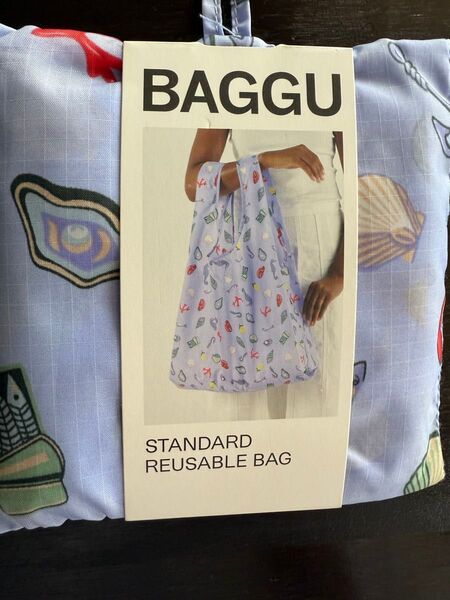 BAGGU (バグー) STANDARD エコバッグ シーチャーム 軽量 使いやすいエコバッグ新品未使用