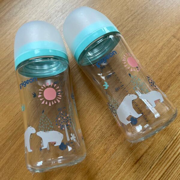哺乳瓶 ガラス 240ml 2個