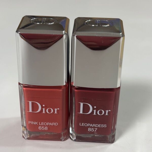 Dior ディオール ヴェルニ ネイルエナメル 658 ピンクレオパード 857 レパデス 2本セット ネイルカラー マニキュア