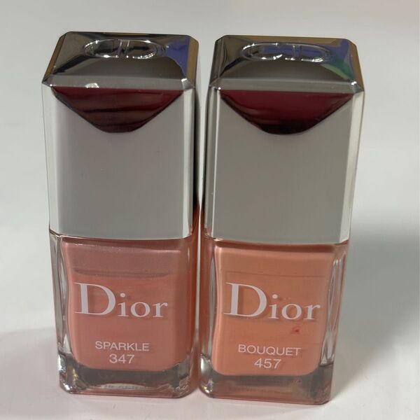 ヘアゴム Dior ディオール ヴェルニ 347 スパークル 457 ブーケ 2本セット ネイルエナメル ネイルカラー