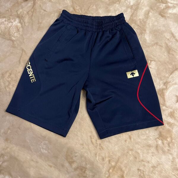 DESCENTE ハーフパンツ ネイビー スポーツウェア ジャージ 体操着 体操服 S レディース 濃紺 ショートパンツ