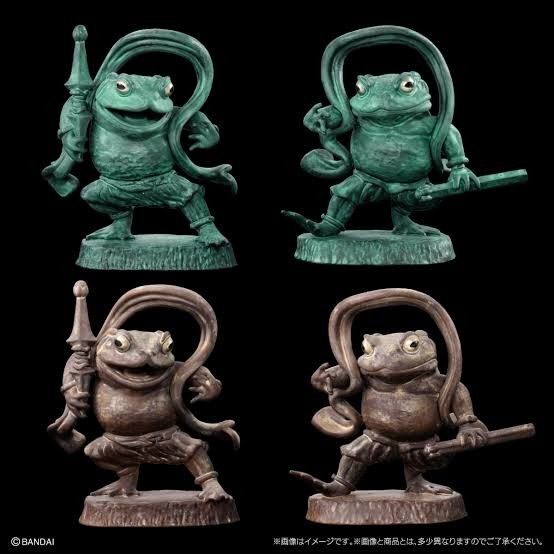 ART IN GASHAPON カエルの金剛力士像 全4種セット ガチャ カプセルトイ