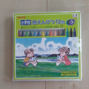 ぺんてる 小学校色鉛筆 GCG1-12P3 12色+3色