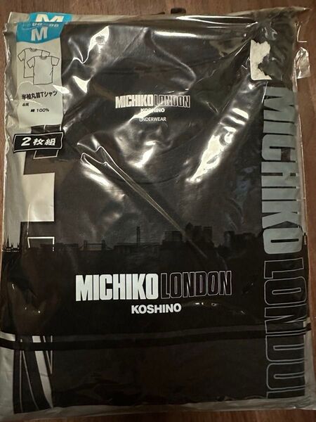 MICHIKO LONDON 半袖丸首Tシャツ Mサイズ 2枚組 Tシャツ