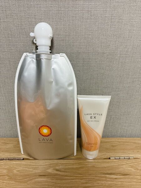 【未使用新品!!】ホットヨガlava 水素水バッグ&style EX ホットジェルクリーム セット