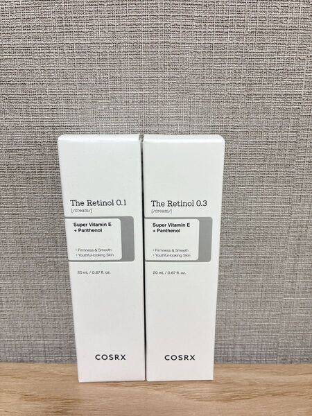 【未使用新品、未開封!!】COSRX ザレチノール0.1 &ザレチノール0.3 セット