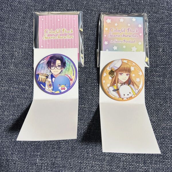 【即購入、バラ売り◎】からぴち×sanrio もふくん えとさん 缶バッジ