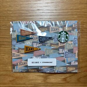 新品 BEAMS × STARBUCKS ピンバッジ