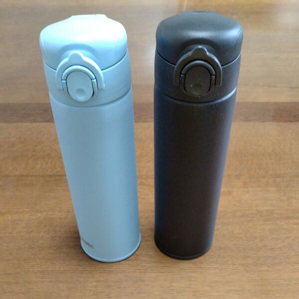 THERMOS 真空断熱ケータイマグ 2個 水筒 サーモス JOK-500 LB BK 水色 黒 新品未使用 箱無し 0.5L