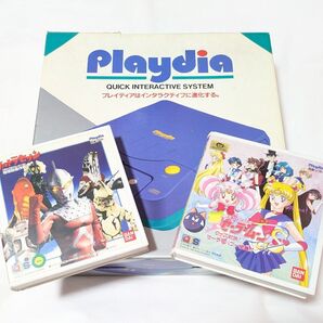 BANDAI プレイディア ゲーム機 playdia 本体 ゲームソフト ソフト ウルトラセブン セーラームーン バンダイ