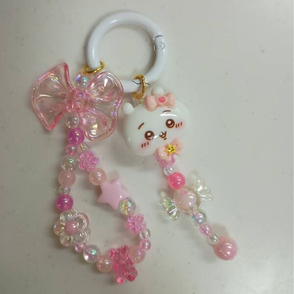 ちいかわ ビーズアクセサリー キーホルダー ストラップ