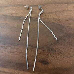 【新品】グリーンレーベル ピアス シルバー ロング 揺れピアス