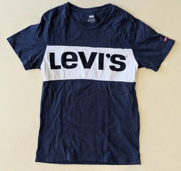 Levi's リーバイス Tシャツ 半袖 メンズ M ネイビー 半袖Tシャツ ロゴTシャツ
