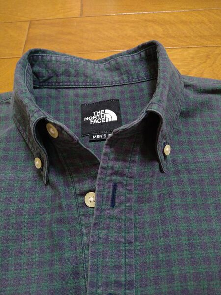 ザ・ノース・フェイス THE NORTH FACE 半袖ボタンダウン プルオーバーシャツ M