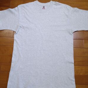 【ヴィンテージ】90's FRUIT OF THE LOOM フルーツオブザルーム 半袖Tシャツ ライトグレー L USA製