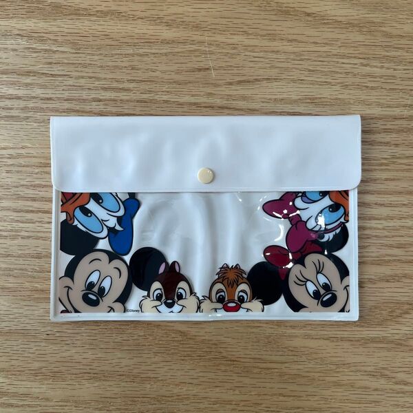 ディズニー クリアケース ビニールケース ミッキー ミニー ドナルド デイジー チップとデール