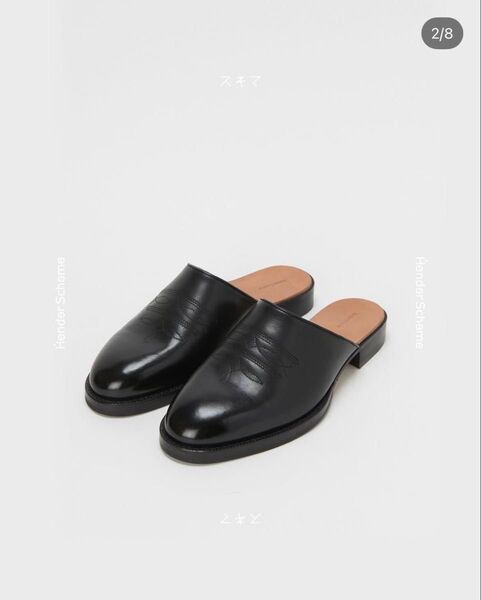 Hender Scheme エンダースキーマ / Cheak size6 27cm - 27.5cm サンダル ブラック