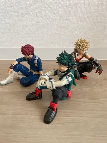 フィギュア 僕のヒーローアカデミア デク 爆豪勝己 轟焦凍 ヒロアカ 座り