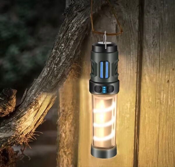 多機能モスキートランタン 蚊よけライト 充電式ポータブル LED 懐中電灯屋外照明三脚付きキャンプに。ベープマット