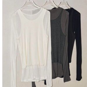 todayful layered sheer long t-shirts