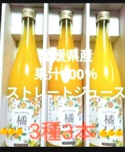 愛媛県産果汁100%ストレートジュース