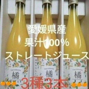 愛媛県産果汁100%ストレートジュース